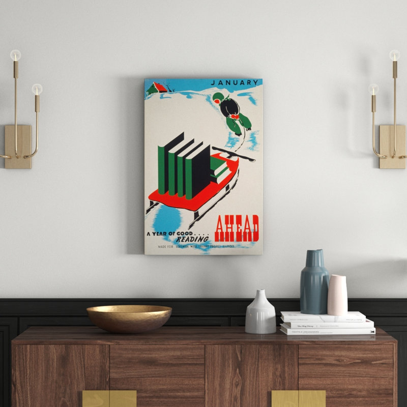 Good Reading Ahead - Wrapped Canvas Print, 76cm H x 51cm W