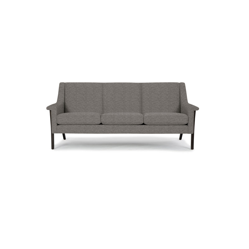 Arlo Sofa, Flint Polyester, Wenge