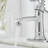 Single-Hole Single-handle Bathroom Faucet with Drain Assembly-63596481