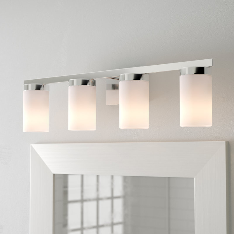 Bergan 4 - Light Dimmable Chrome Vanity Light