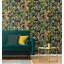 Papier peint adhésif léopard tropical noir brillant Daisy Bennett Designs-70540176