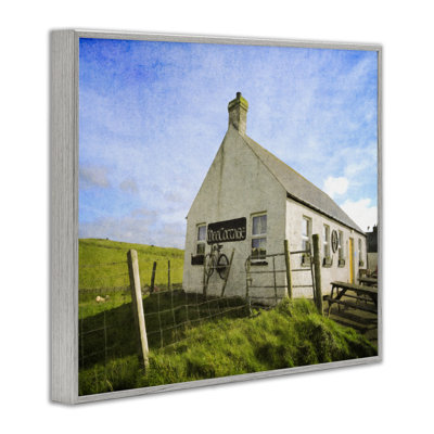 Wee Cottage Countryside  Framed Giclee Art by Graffi*tee Studios