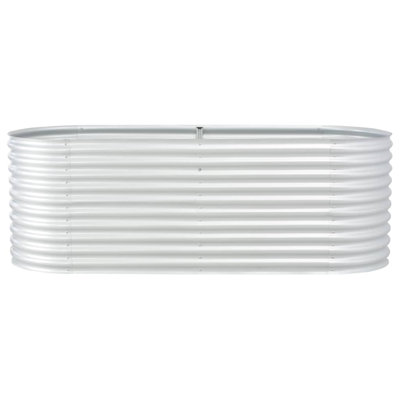 Pickell Galvanized Steel Raised Garden Planter