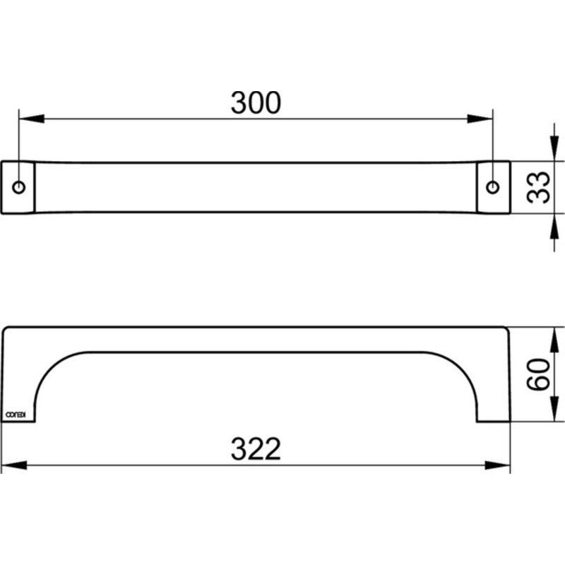 Edition 11 32.2cm 1 Towel Bar