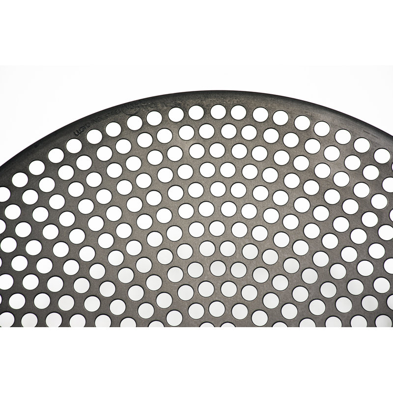 16" Round Perforated Anodized Aluminum Pizza Disk
