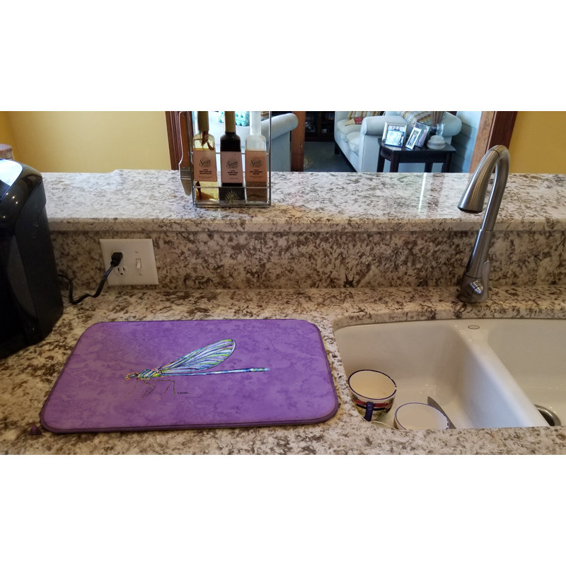 Tapis de séchage libellule
