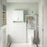 Belz 27" W 65" H Over Toilet Organizer With Open Shelves And Wall Mounted Bathroom Cabinet