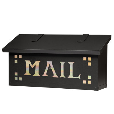 Pasadena Brass Wall Mounted Mailbox
