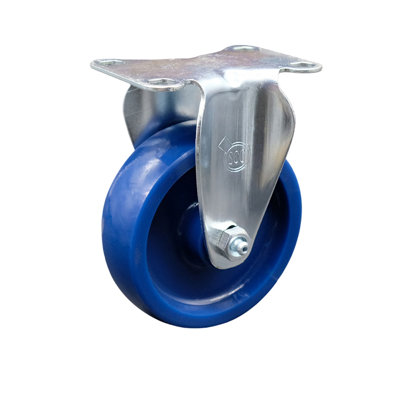 Solid Polyurethane Wheel Rigid Top Plate Caster Brand