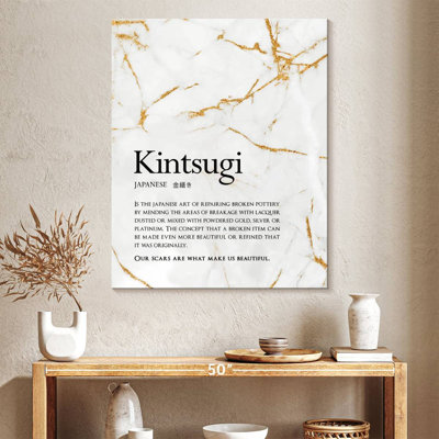 Impression sur toile Zen Kintsugi