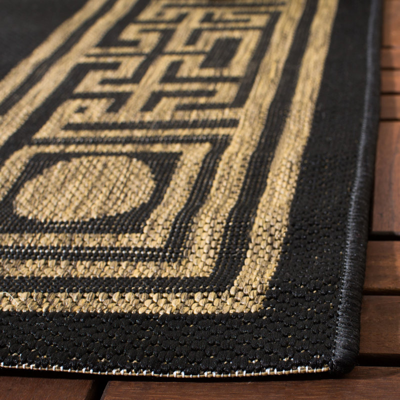 Herefordshire Performance Oriental Indoor/Outdoor Area Rug, Rectangle 2'7" x 5'
