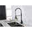 Spring Kitchen Faucet With Pull-Out Sprayer, Stainless Steel Single Handle Single Hole Kitchen Sink Faucet