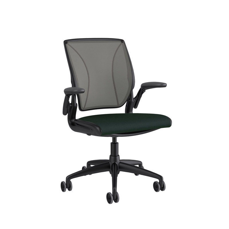 Diffrient World Wool Task Chair, Black, Catena/Caraway, Corde/Black