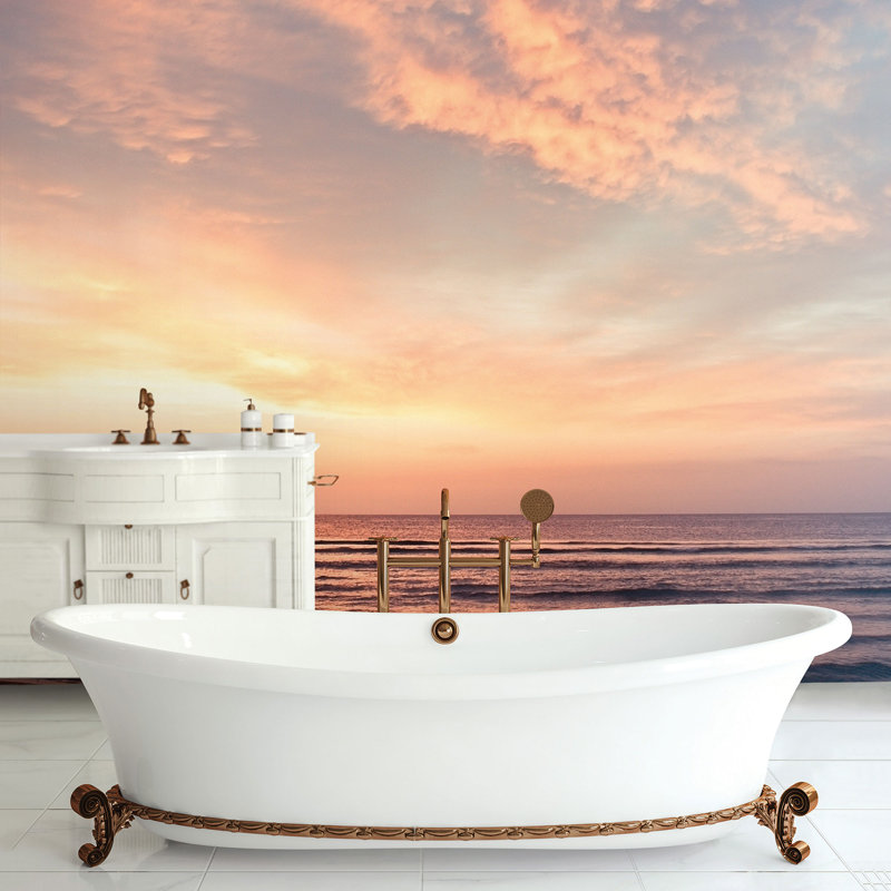 Sunset Beach Wall Mural 250cm H x 318cm W