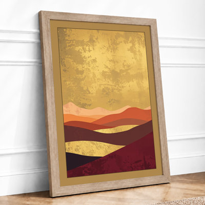 Desert At Dusk Modern - Print