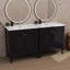 Meuble-lavabo de 60 po avec lavabo double, lavabos en céramique, portes à fermeture en douceur et tablette-1338905803-1338905807