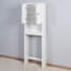 Armoire de rangement pour salle de bain en bois au-dessus de la toilette avec tablette réglable