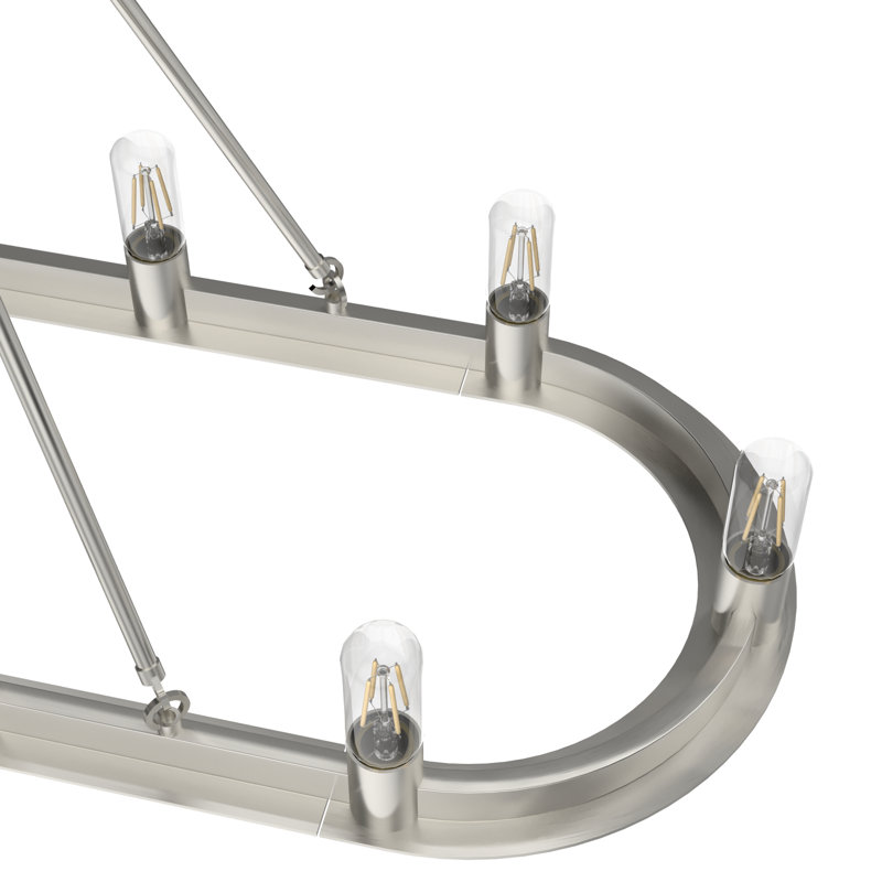 Hunter Saddlewood 10 Light Linear Chandelier Light Fixture