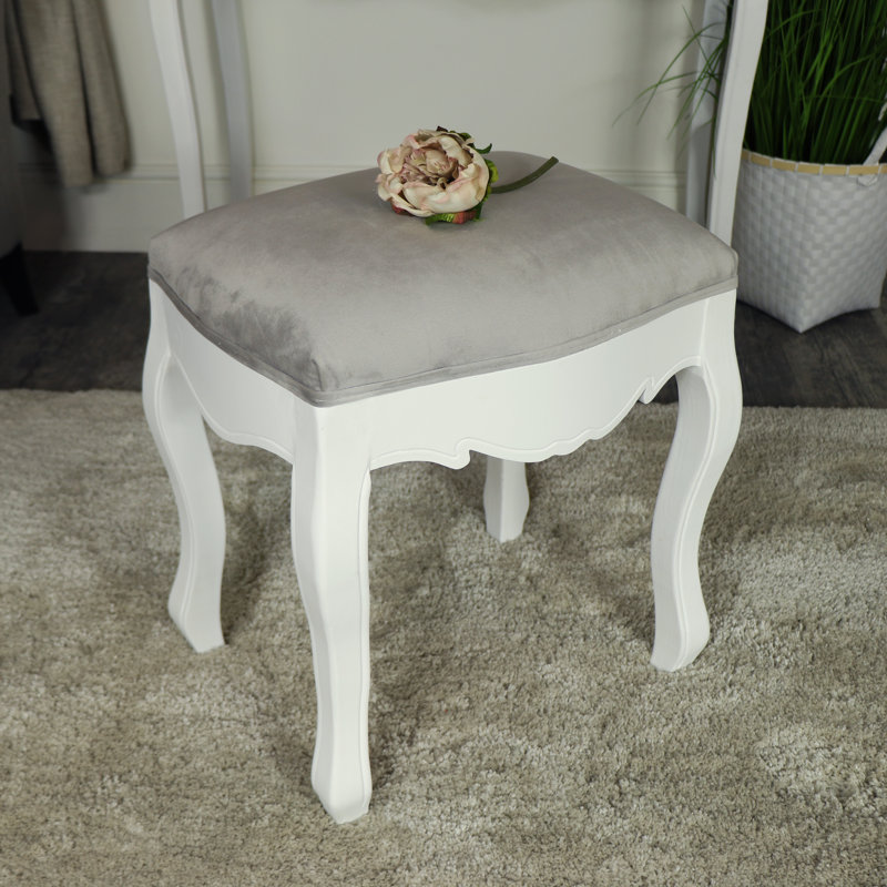Solid + Manufactured Wood Accent Stool