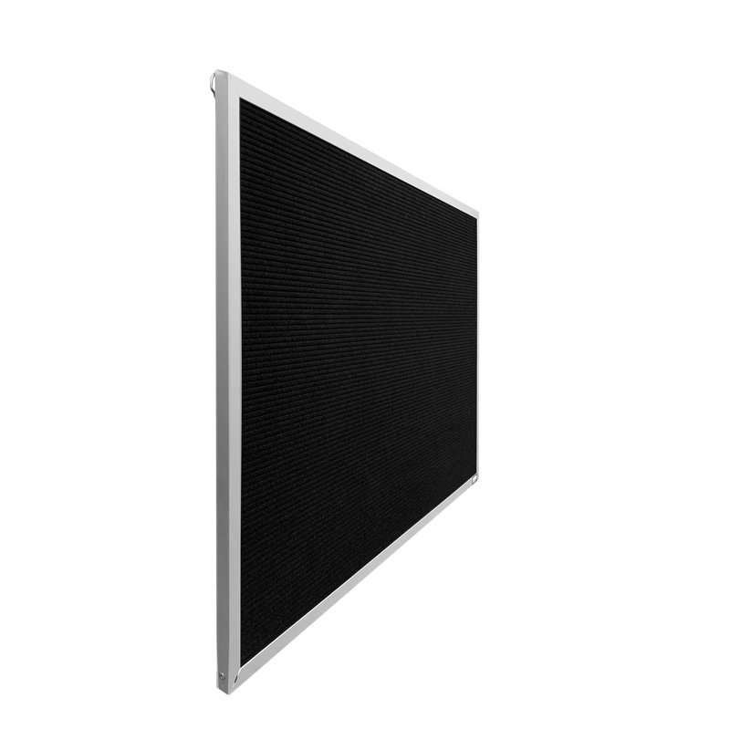AARCO No Felt Letter Board, Aluminium, 24" H x 36" W