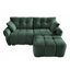 Canapé en chenille 2 places avec repose-pieds-92603170