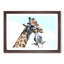 Giraffe with Calf - Picture Frame Painting Print-55733102-55733099