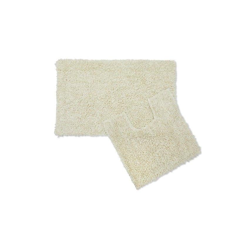 Delphinia Non-Slip Bathroom Set, Cream