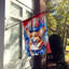 Drapeau patriotique de la maison américaine-112698675