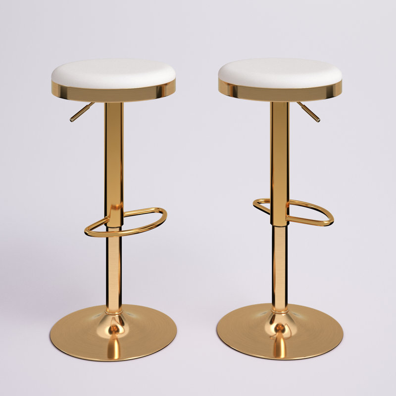 Tabouret Kameron, Crème