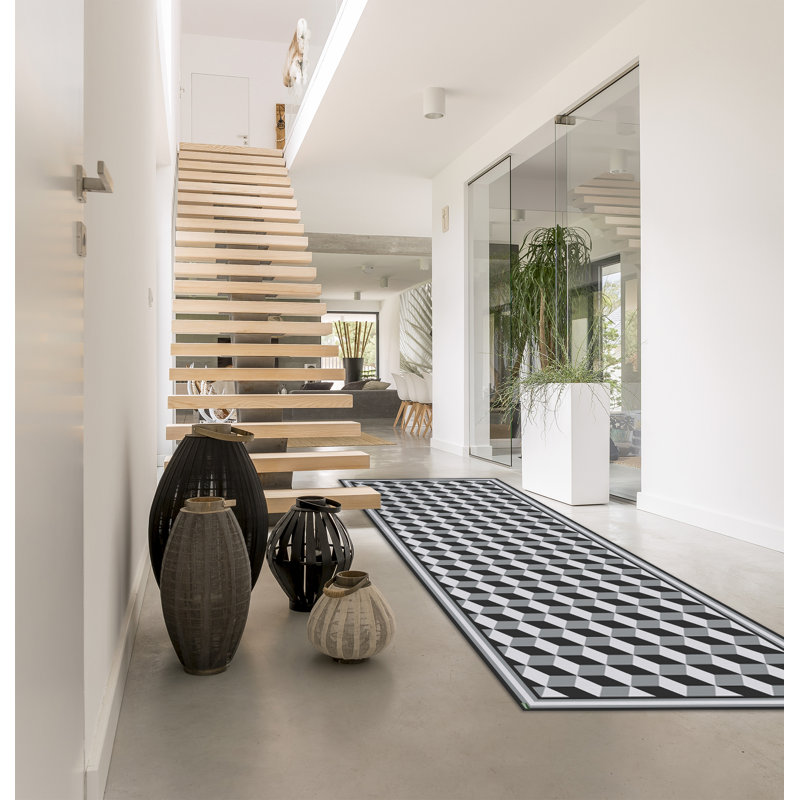 Abaigail Geometric Area Rug, Runner 78 x 225cm