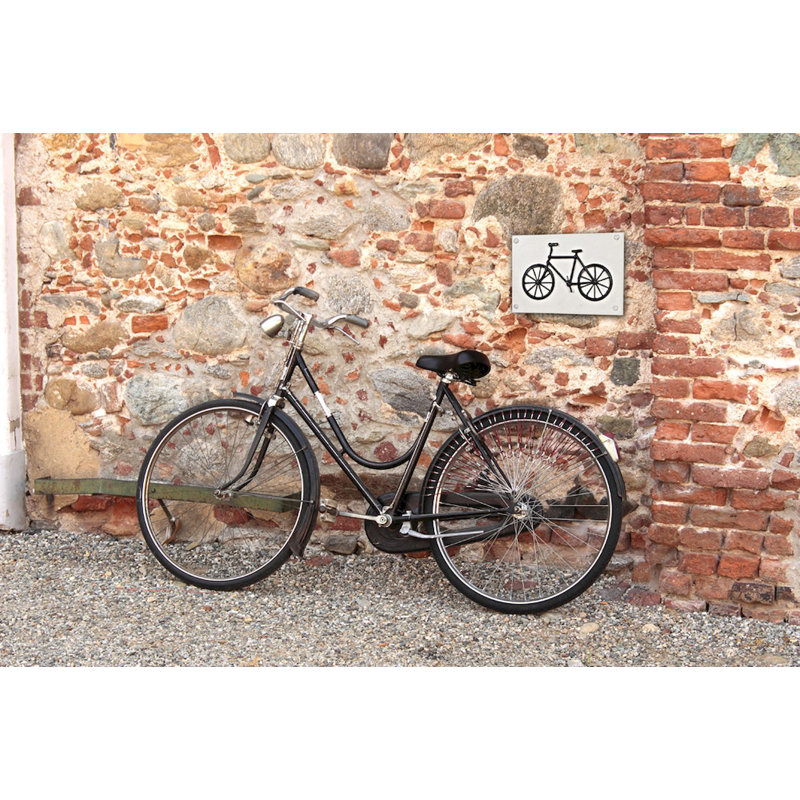 Plaque de bicyclette rectangulaire elborough