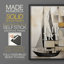 NAUTICAL Series CECXC - Impression encadrée de qualité supérieure - Prêt à être accroché - Aucun clou requis-224926002-224926000