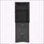 Armoire de salle de bain haute polyvalente avec plusieurs compartiments et fabrication durable