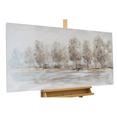 Hand -painted excursion to the country acrylic painting