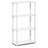 Johnston 43.7" H x 23.6" W Plastic Etagere Bookcase-664823959