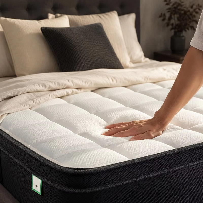 Ellum Memory Foam Spring Mattress, Kingsize (5')
