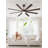 72" Ceiling Fans with Lights, Brown Indoor/Outdoor Ceiling Fan with Remote APP Control, 8 Blades Dimmable Timer Reversible Quiet DC Motor 6 Speeds-1264867505-1264867510-1264867509