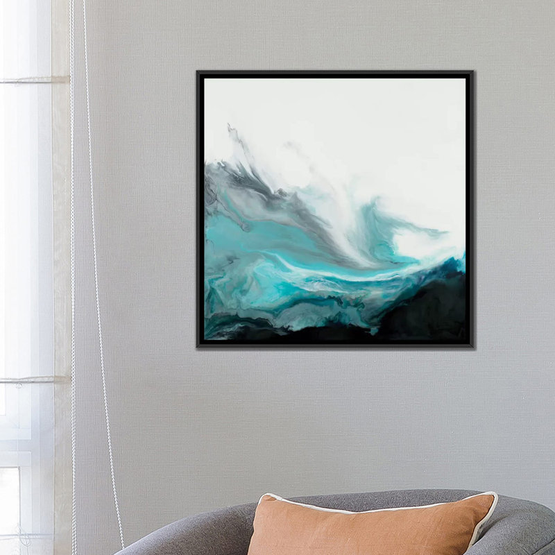 « apmode », reproduction d’impression sur toile, H 18 po x l 18 po x P 1,5 po, Toile avec cadre flottant noir, Pas de tapis