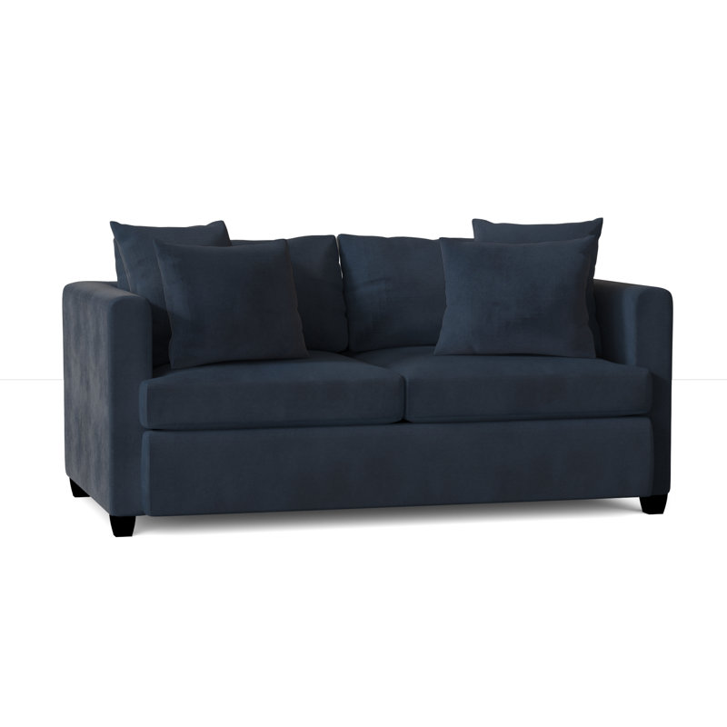 Joassin Upholstered 72'' Sofa, Bulldozer Sapphire