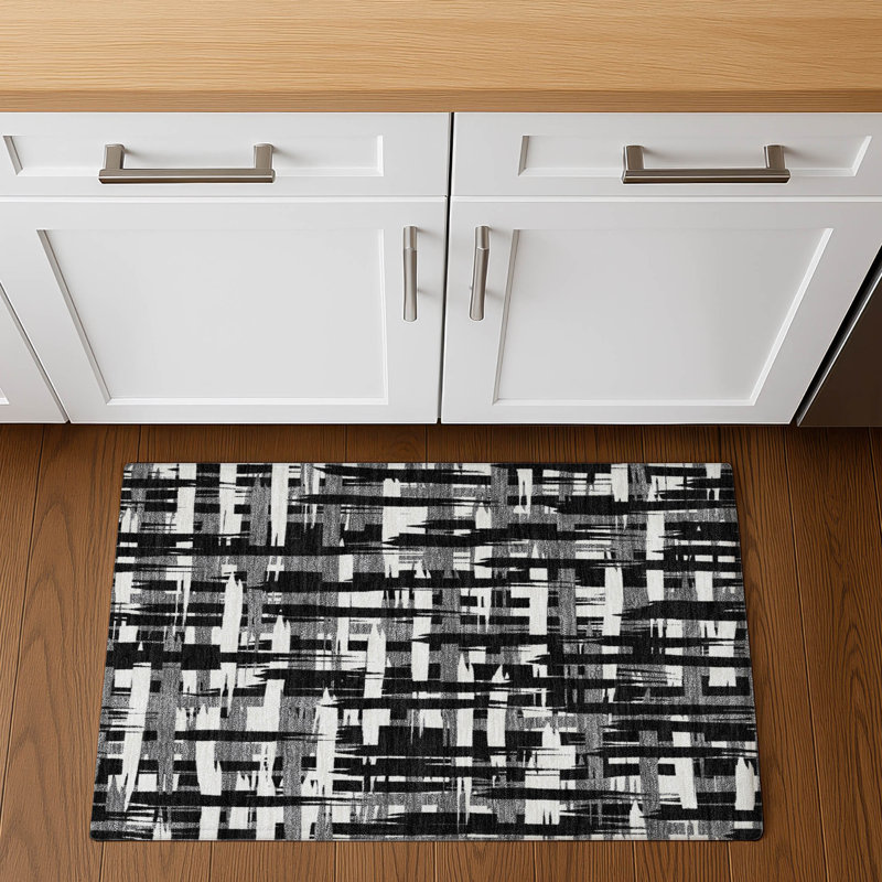 Premium Machine Washable Chelston AMF1849 Stripes Rug, Rectangle 1'8" x 2'6"
