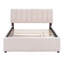 Lit plateforme tapissier avec lit gigogne double Teddy-1704970226-1704970227