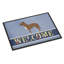 Dogue de presa canaries 27 po x 18 po tapis de porte extérieur antidérapant-38377940