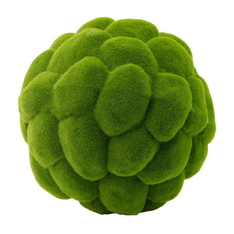 Topiaire de mousse artificielle, H 7,9 po x l 7,9 po x P 7,9 po
