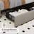 Upholstered Queen Platform Bed Frame with 4 Storage Drawers Adjustable Headboard, PU Leather Platform Storage Bedframe with Button Tufted, Wooden Slats Support, No Box Spring Needed-1088267859-1088267857