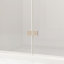 Porte de douche pliante de 33 à 32 po x 72 po, verre trempé de 1/4 po (6 mm), cadre en aluminium chromé, film antidéflagrant