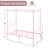 Metal Canopy Platform Bed Frame, Twin Size Four-Poster Canopied Bed, Mattress Foundation With Headboard And Footboard-1864849885