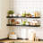 Floating Shelves Set Of 2 With Invisible Brackets, 47.2 Inch Wall Mounted Shelves For Home Decor, Sturdy And Modern Design For Bathroom, Bedroom, Living Room, Office