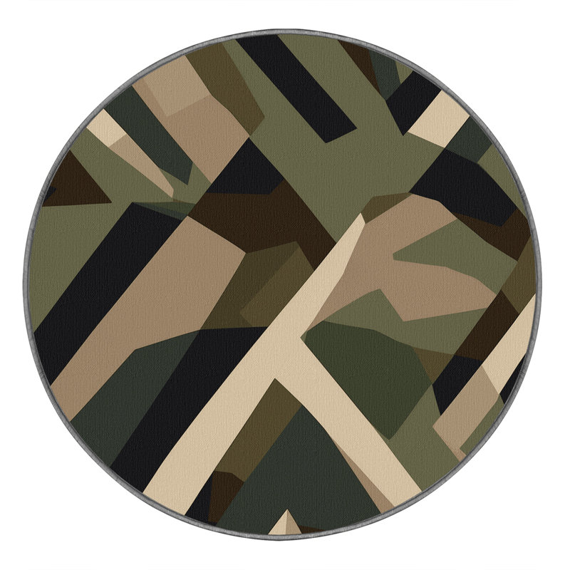 Lattice Scope Rug, Round 4'