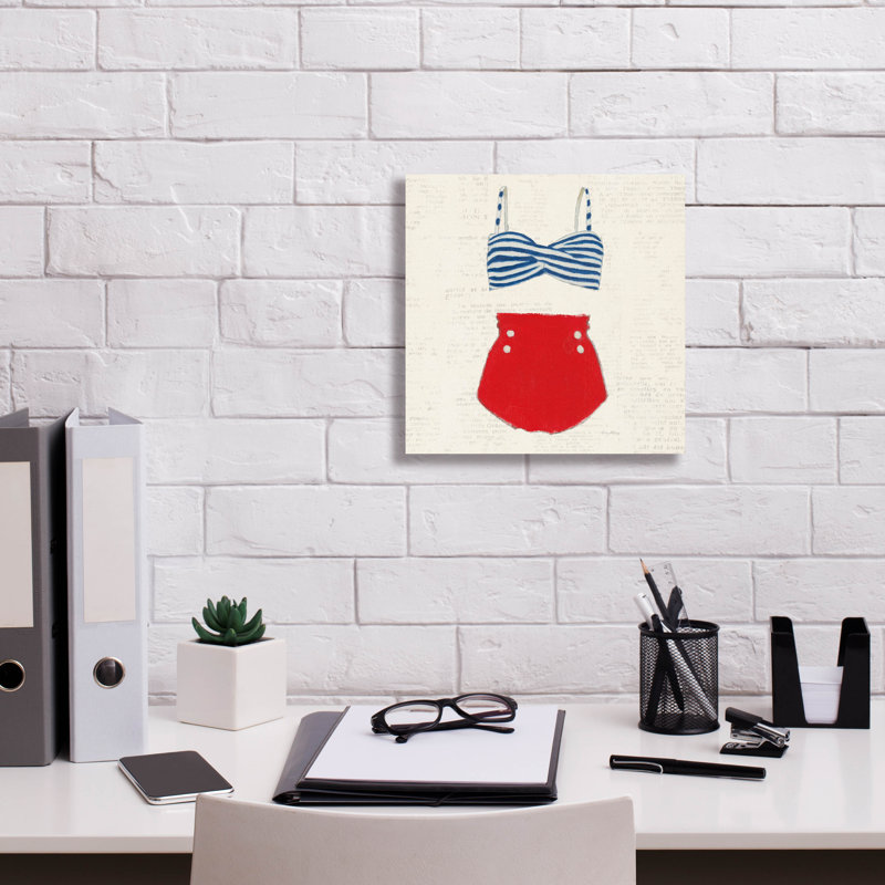 Art rétro, "Emily", par Emily Adams, H 12 po x l 12 po x P 0,75 po