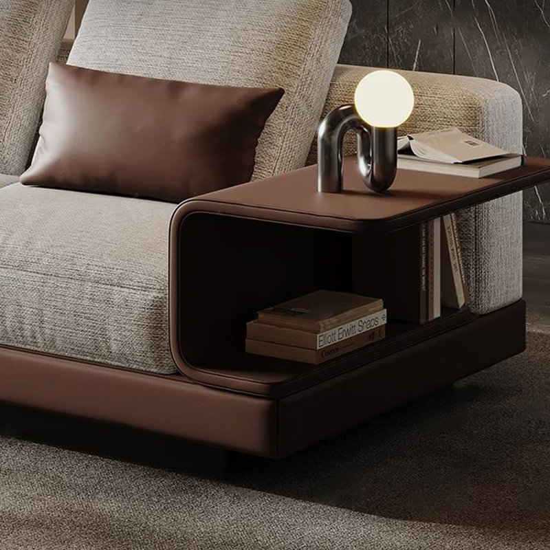 Canapé Minimalist, H 28,35 po x l 125,98 po x P 40,55 po